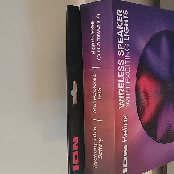 ION Helios Bluetooth Speaker with LED Lights Multiple Lighting Modes NWT - Picture 2 of 11